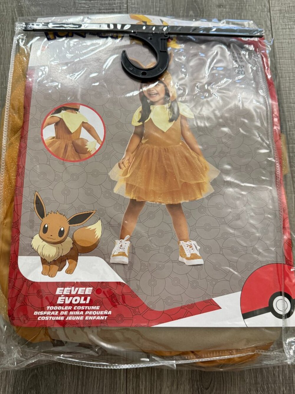 NWT Eevee Pokemon Halloween Girl Costume Toddler Size 2T
